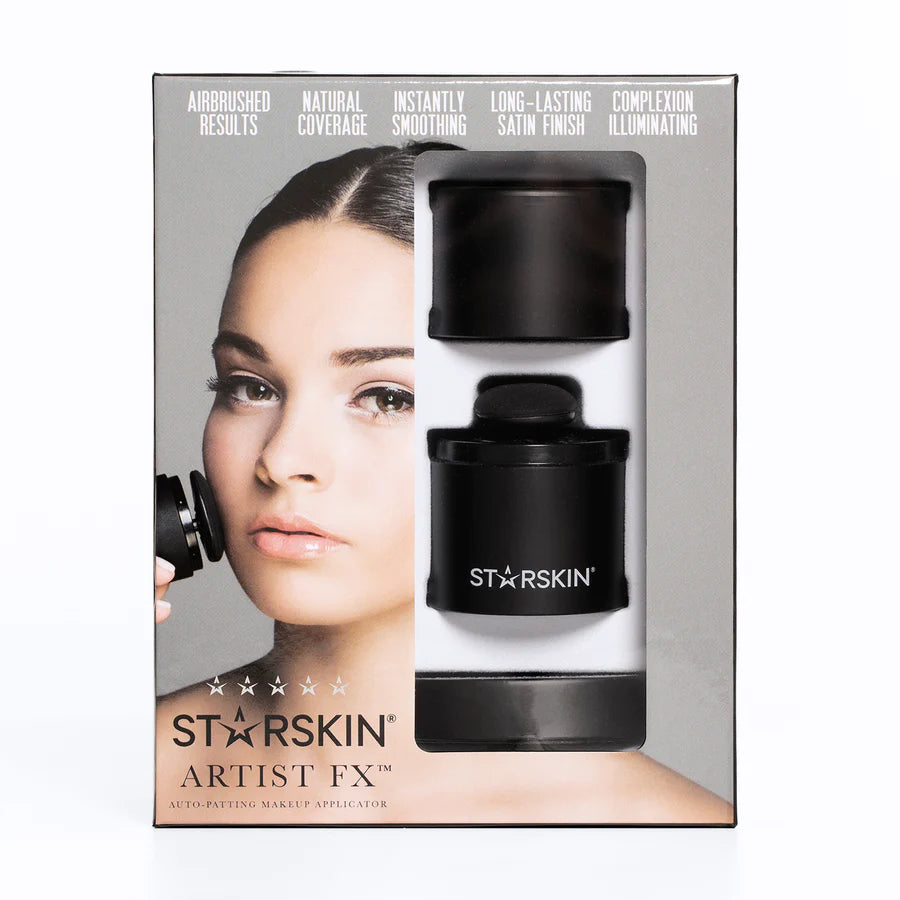 Starskin LIMITED EDITION Artist FX™ Auto-Patting Make Up Applicator + Rose Quartz Stone and Jade Stone