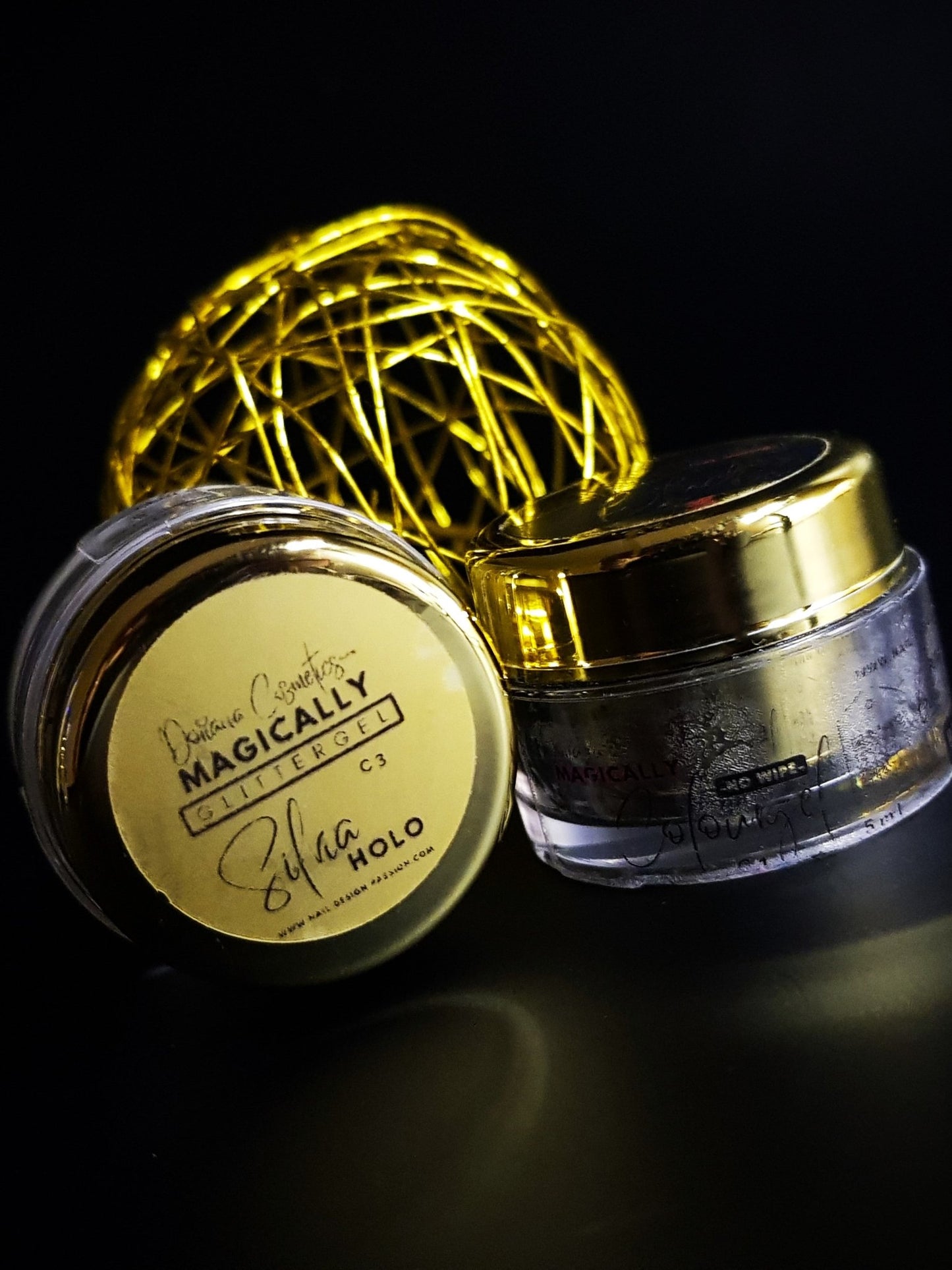 Doriana Cosmetics MAGICALLY Glittergel - Silvia Holo 5 ml (Art.-Nr.: C3), 5 ml - Doriana Cosmetics GmbH