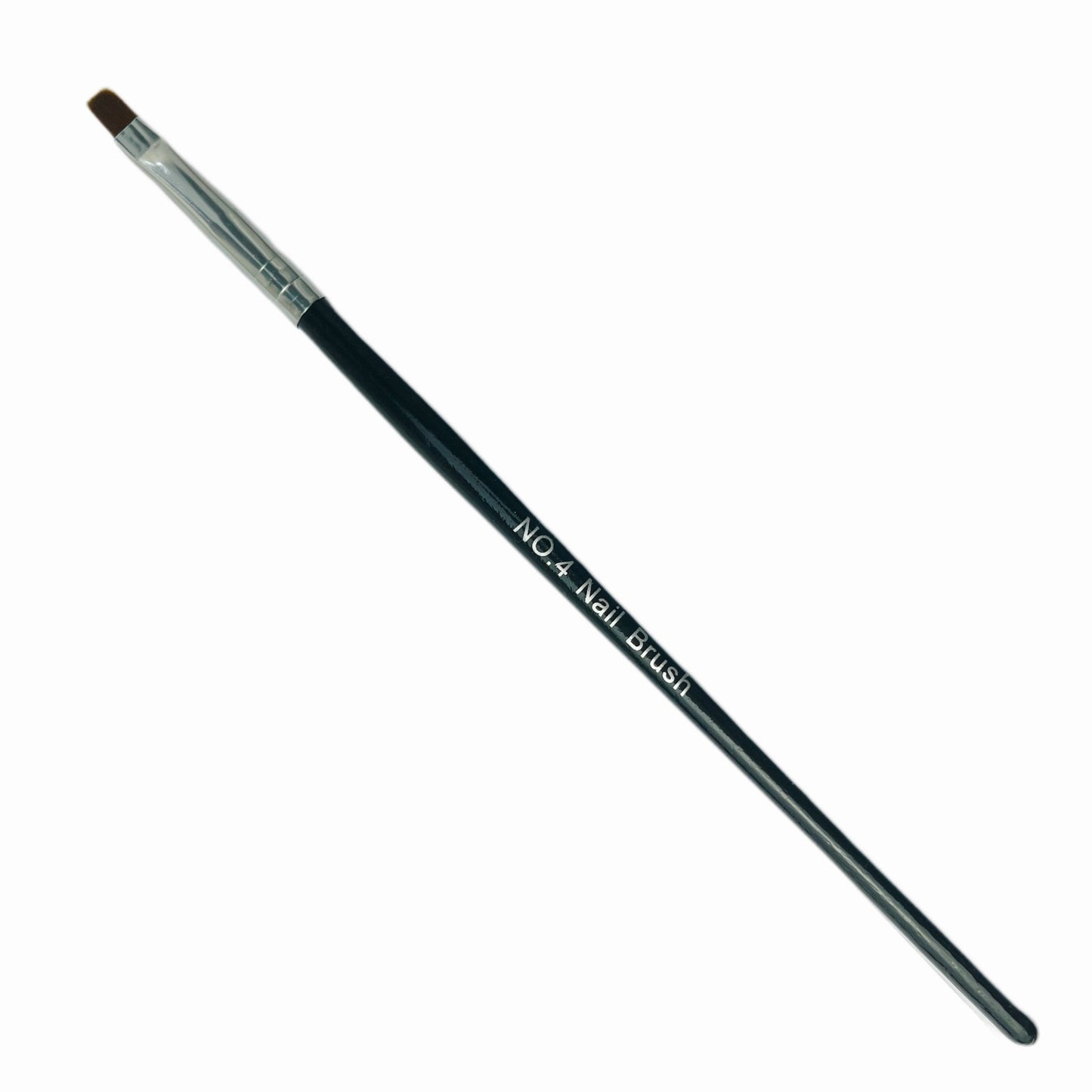 Gel Pinsel #4, Flach, Black Wood - Doriana Cosmetics GmbH