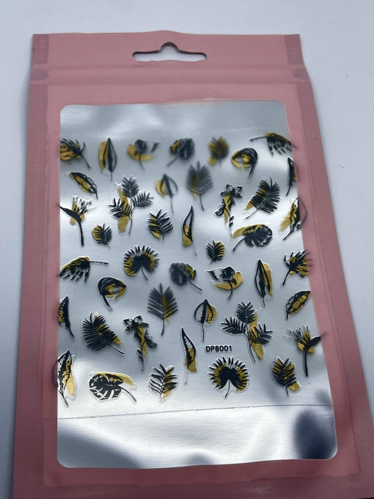 Gold Black Sticker 1 - Doriana Cosmetics GmbH