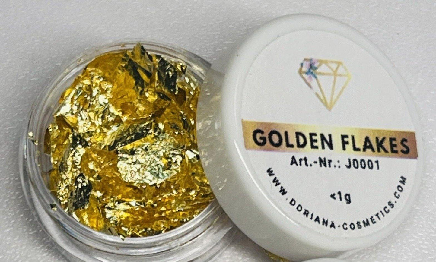 Golden Flakes - Doriana Cosmetics GmbH