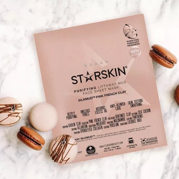 Starskin - Silkmud™ Reinigende Schlammblatt-Maske aus französischer Tonerde in Rosa - Doriana Cosmetics GmbH