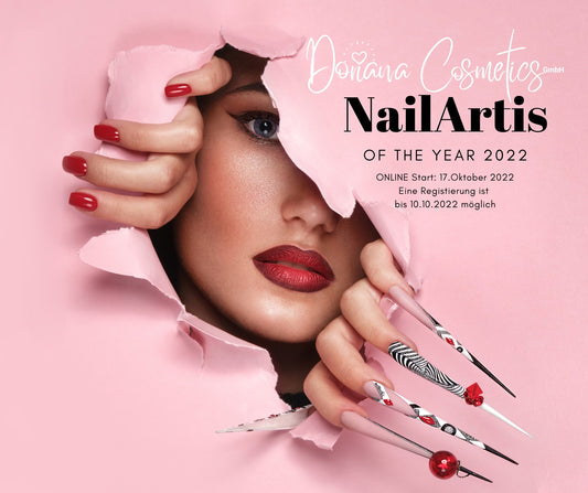 Online Nageldesign Meisterschaft: NailArtist of the year 2022 - Doriana Cosmetics GmbH