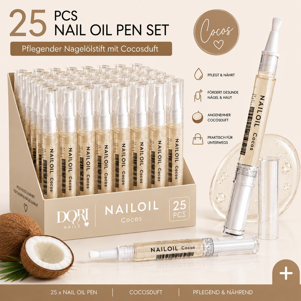 25 x Nagelöl Stifte ⎥für den Wiederverkauf