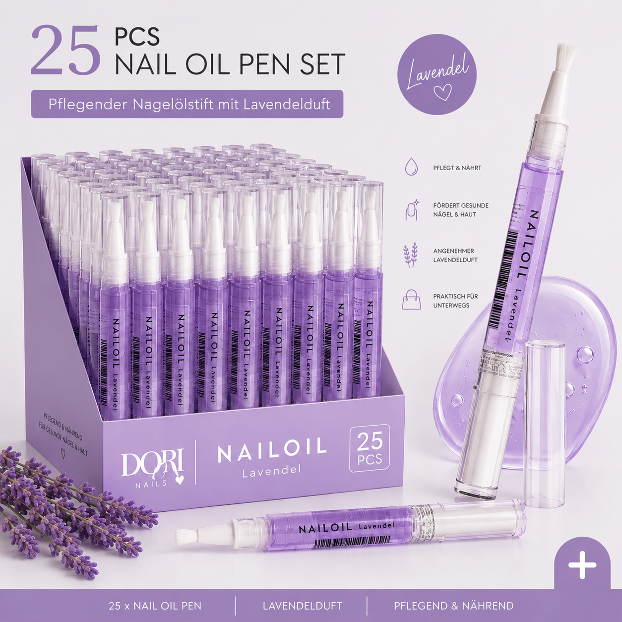 25 x Nagelöl Stifte ⎥für den Wiederverkauf