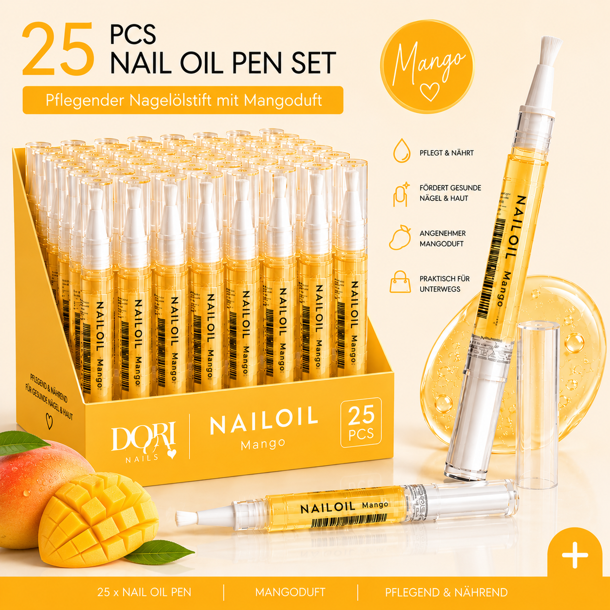 25 x Nagelöl Stifte ⎥für den Wiederverkauf