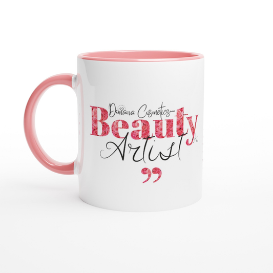 Tasse - BeautyArtist by Doriana Cosmetics | Keramiktasse | Rosa  |  325 ml