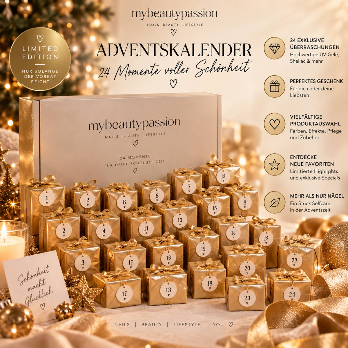NO-Adventskalender - Nageldesign (MIX KALENDER) by Doriana Antonacci