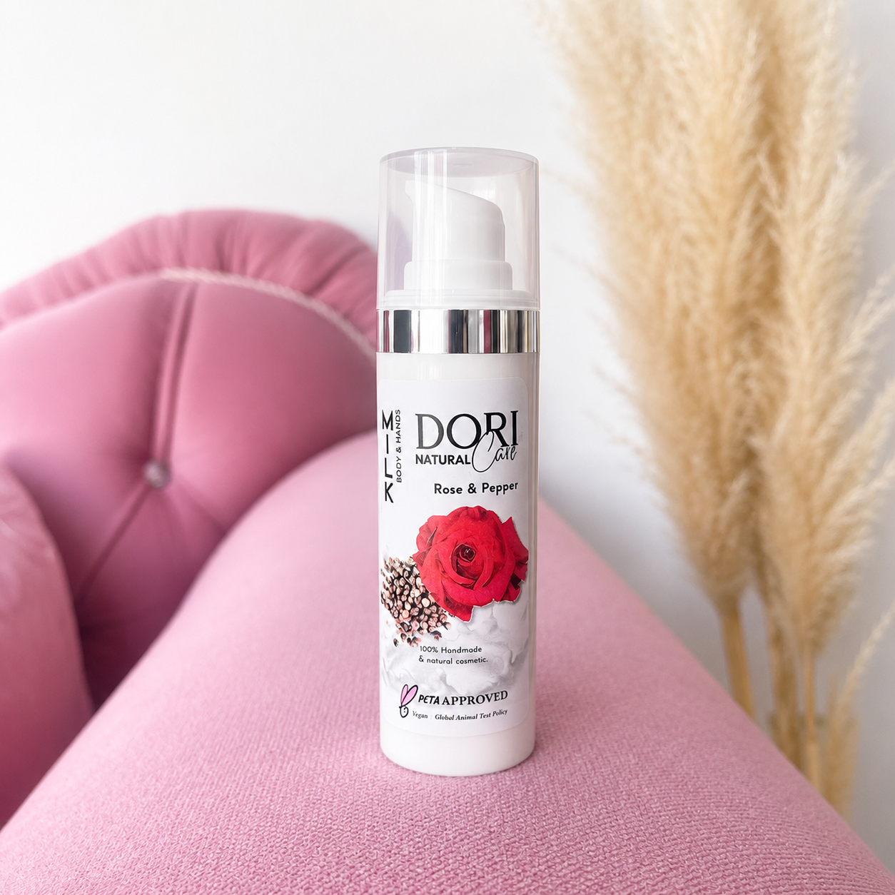DORICare Natural - MILK Body & Hands - Rose & Pepper, 30 ml
