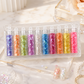 Flake Glitzer Inlays ⎥ 10er Set ⎥  Iridescent Nail Art Flakes für Glitzer-Designs, Einleger & 3D Effekte