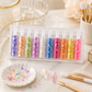 Flake Glitzer Inlays ⎥ 10er Set ⎥  Iridescent Nail Art Flakes für Glitzer-Designs, Einleger & 3D Effekte
