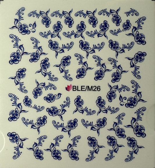 Flower Power 8 - Watertattoo Sticker