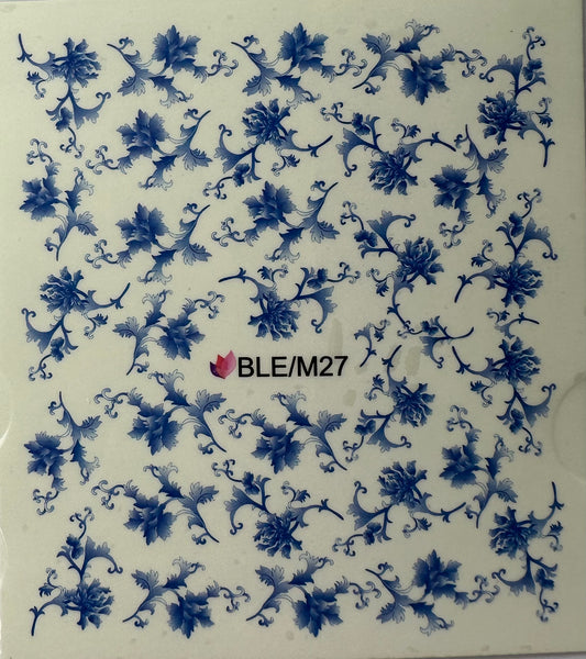 Flower Power 9 - Watertattoo Sticker