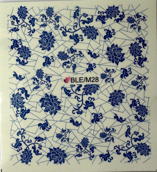 Flower Power 10 - Watertattoo Sticker