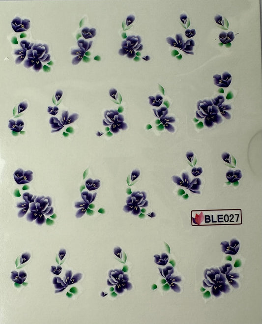 Flower Power 11 - Watertattoo Sticker