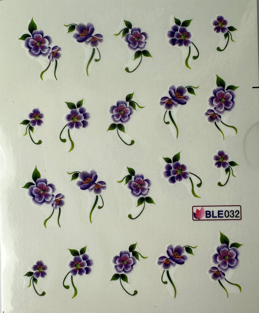Flower Power 13 - Watertattoo Sticker