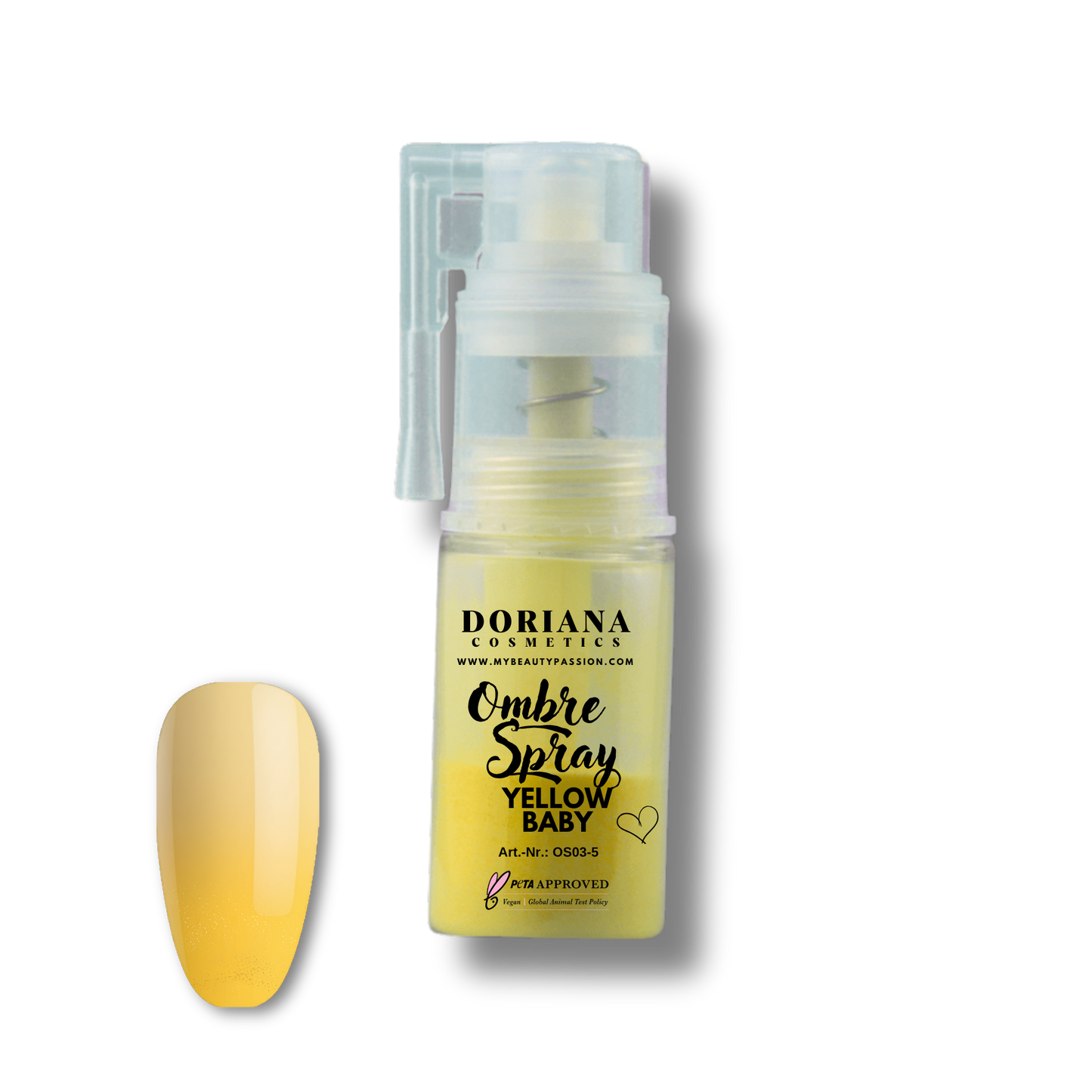 Ombré Spray - Yellow Baby, 5g