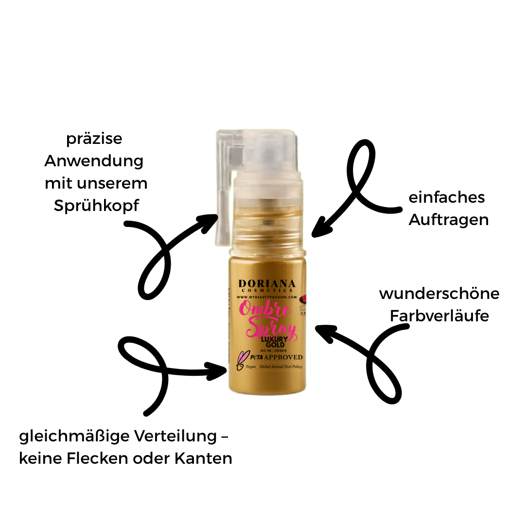 Doriana Cosmetics Ombré Spray - Luxury  Gold 5g