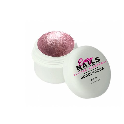 Doriana Cosmetics - EasyNails - Glitter Aufbaugel Dodolicious 15ml (Art.nr.:AE1-15) - Doriana Cosmetics GmbH