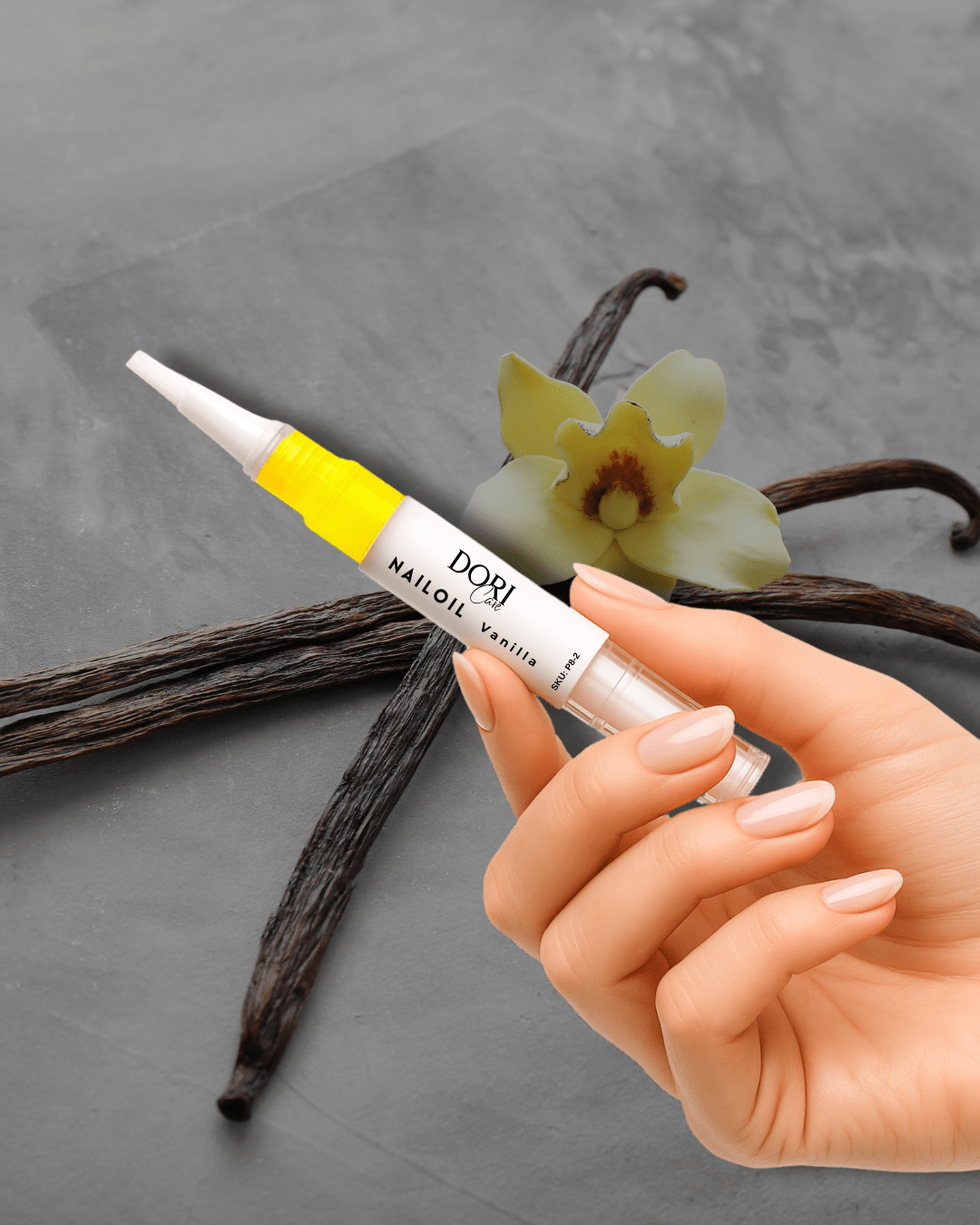 DORICare Nagelöl - Vanille - mit Panthenol, Calcium und Vitamine - Doriana Cosmetics GmbH