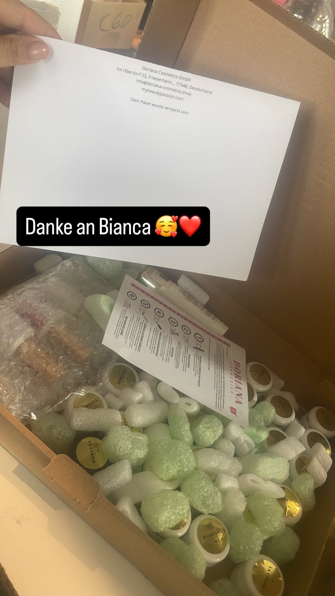 Restposten - alles muss raus - Doriana Cosmetics GmbH