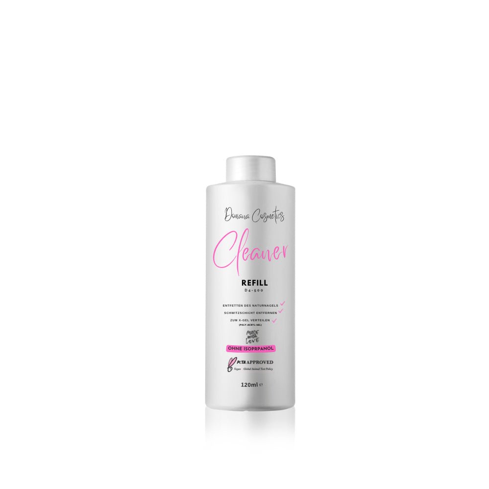 CLEANER Refill, ohne Isopropanol, 120ml - Doriana Cosmetics GmbH