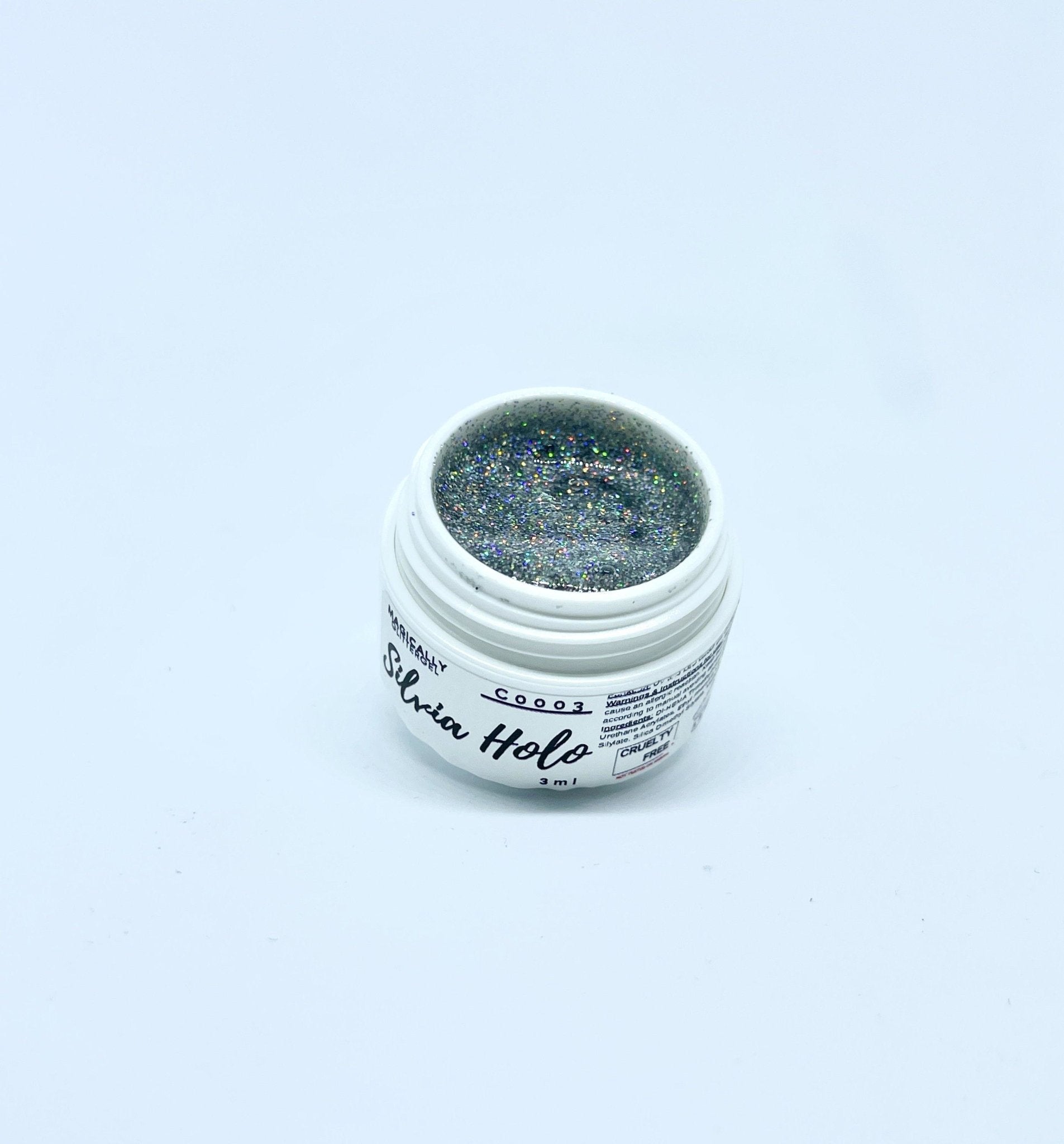Doriana Cosmetics MAGICALLY Glittergel - Silvia Holo 5 ml (Art.-Nr.: C3), 5 ml - Doriana Cosmetics GmbH