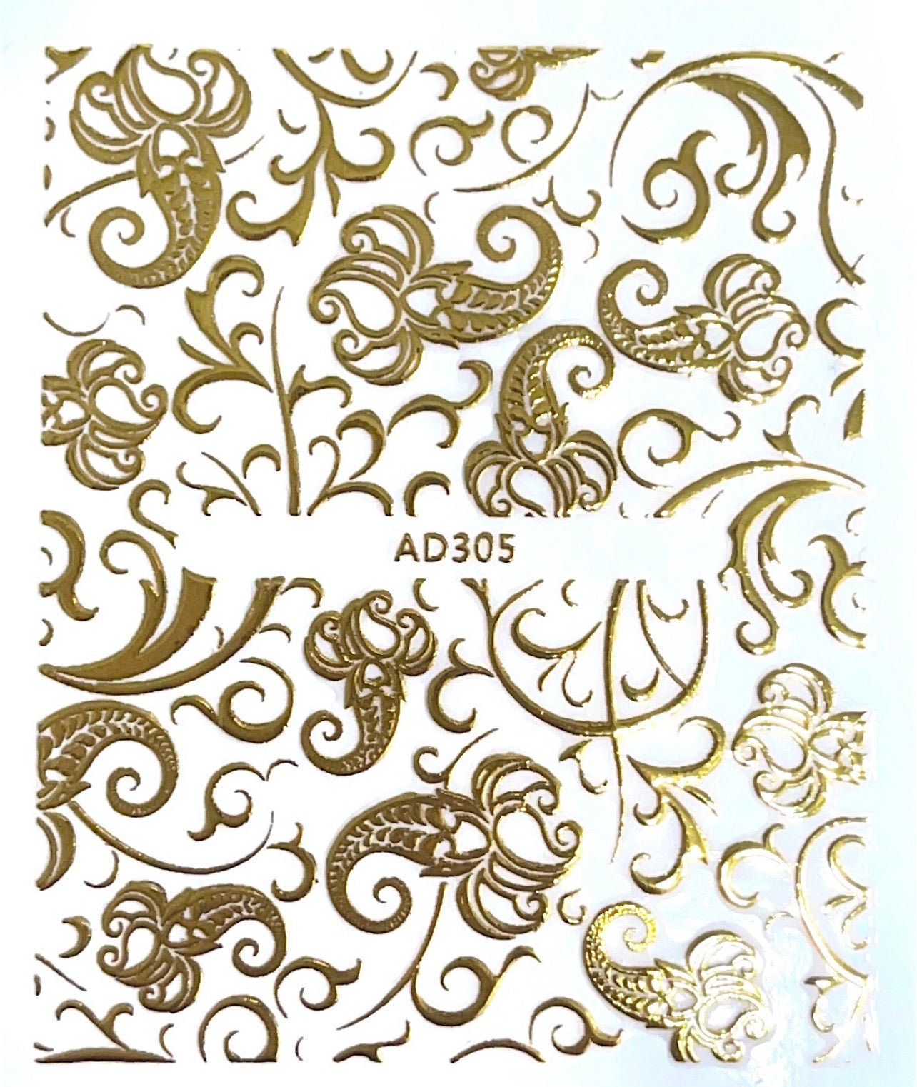 Gold Muster Sticker - Doriana Cosmetics GmbH
