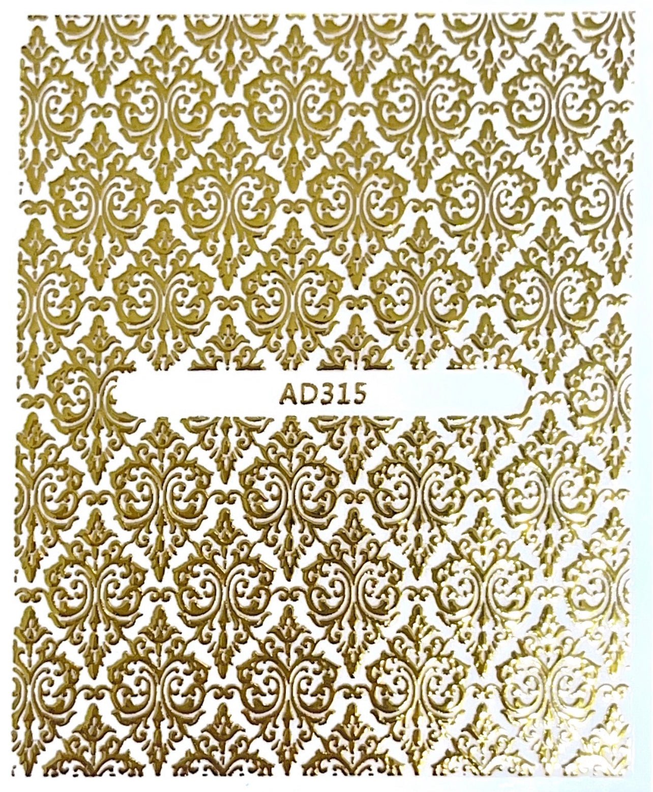 Gold Muster Sticker - Doriana Cosmetics GmbH