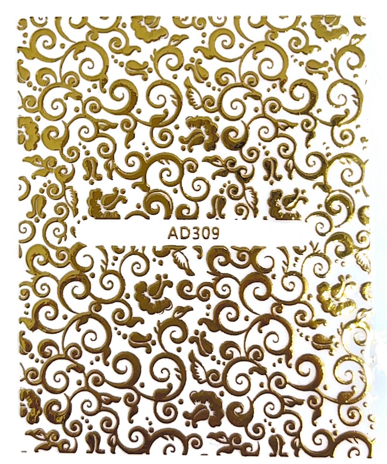 Gold Muster Sticker - Doriana Cosmetics GmbH