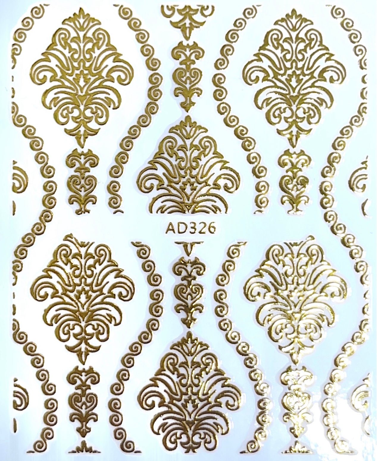 Gold Muster Sticker - Doriana Cosmetics GmbH