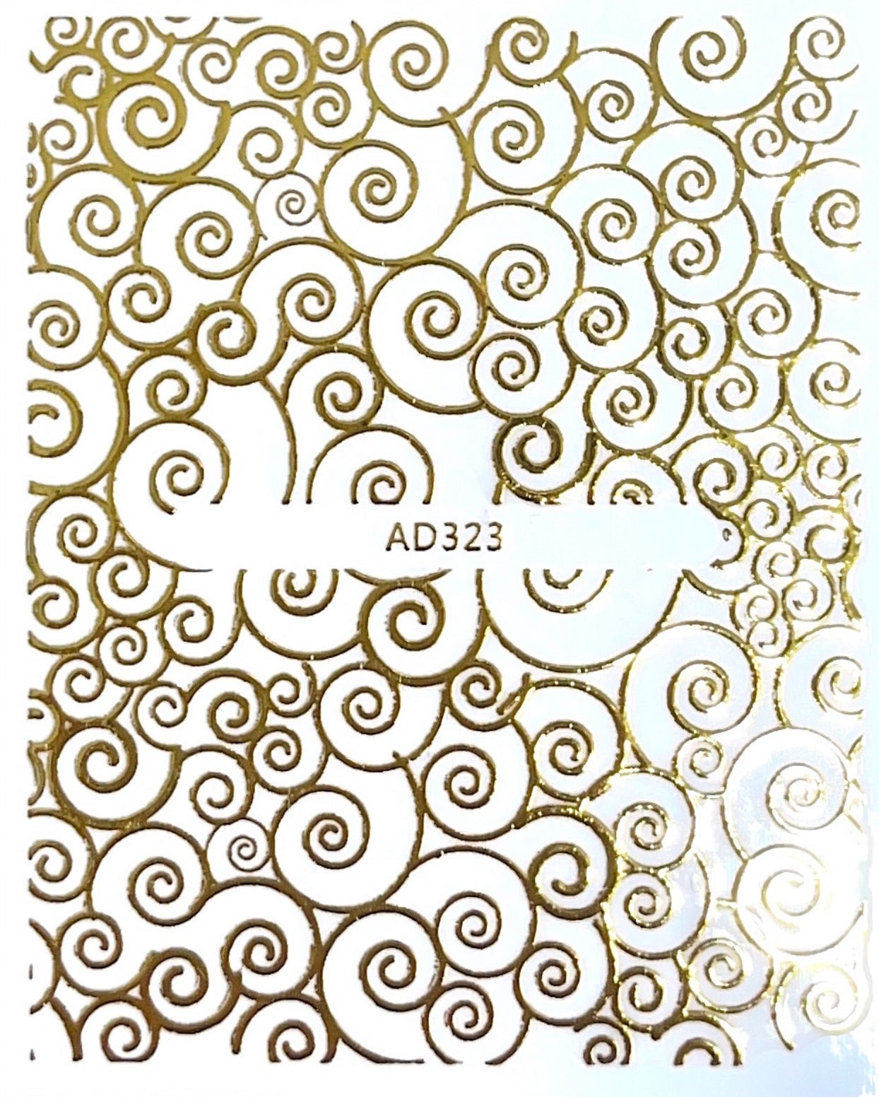 Gold Muster Sticker - Doriana Cosmetics GmbH