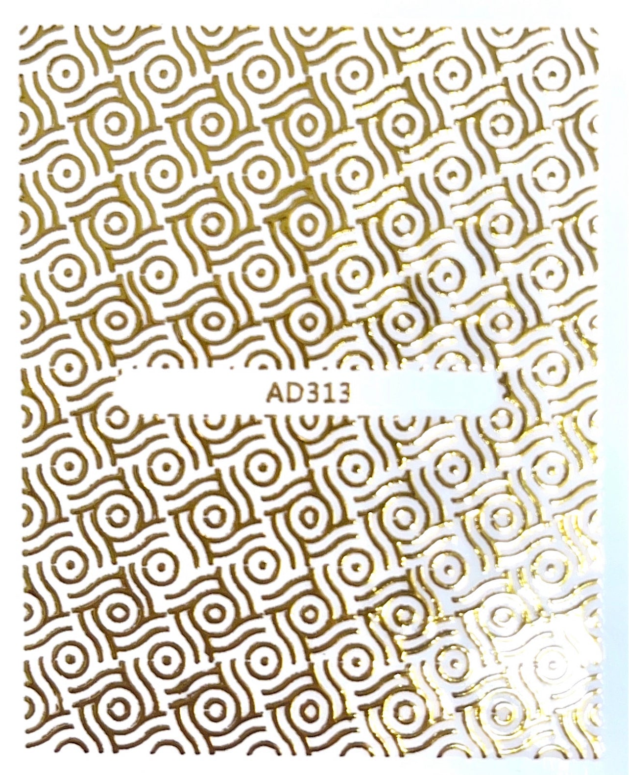 Gold Muster Sticker - Doriana Cosmetics GmbH