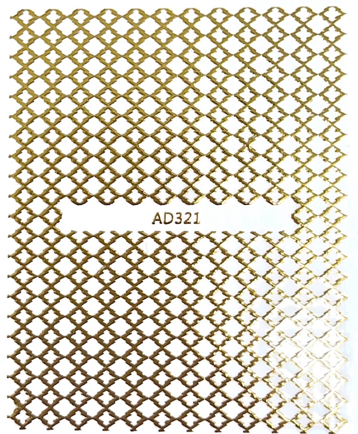 Gold Muster Sticker - Doriana Cosmetics GmbH