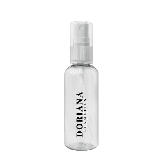 Leere Mini 50 ml Flasche + Spray Zerstäuber - Doriana Cosmetics GmbH