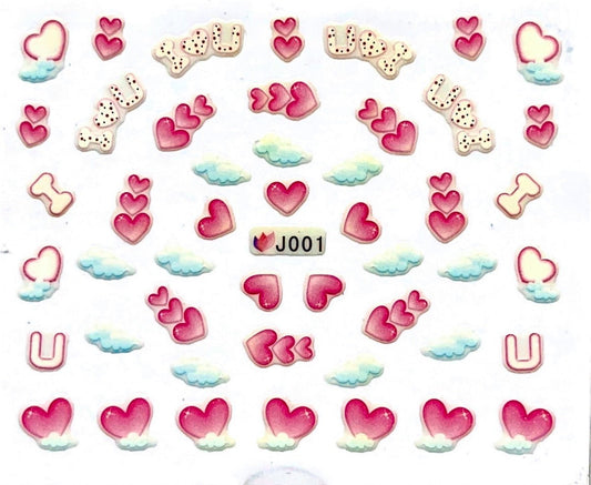 Love - Selbstklebende Sticker - Doriana Cosmetics GmbH