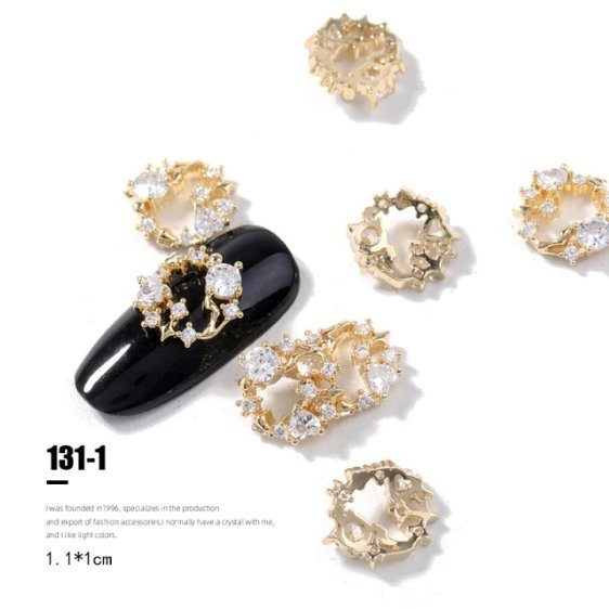 Luxus Kristall Steine - gold - Doriana Cosmetics GmbH