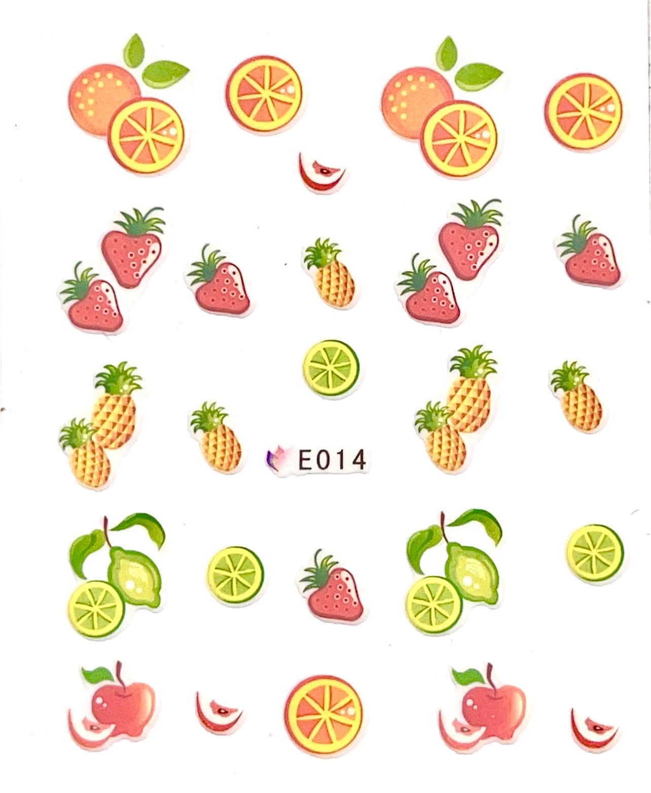 Obst Motive - Selbstklebende Sticker - Doriana Cosmetics GmbH