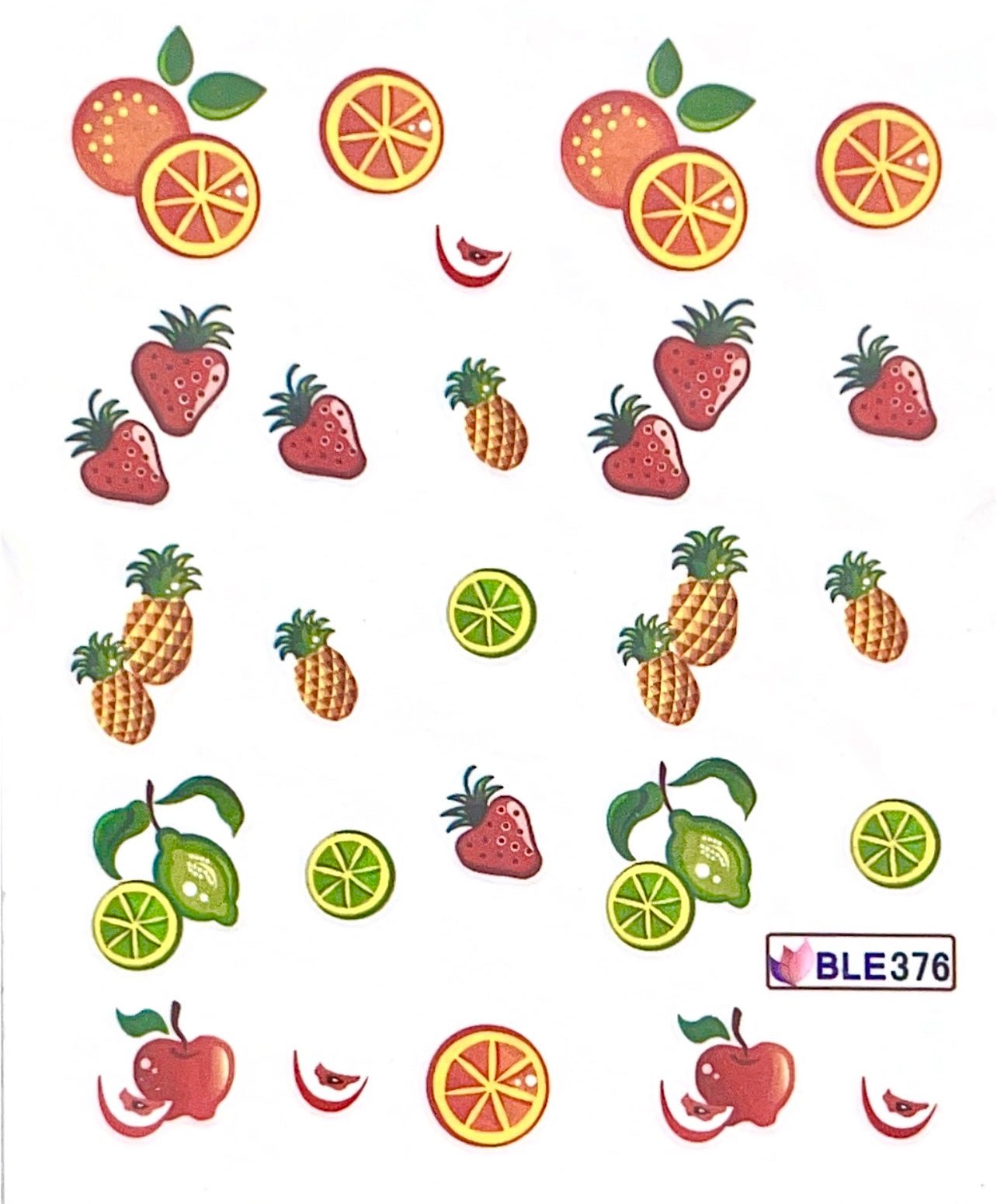 Obst Motive - Wattertattoo Sticker - Doriana Cosmetics GmbH