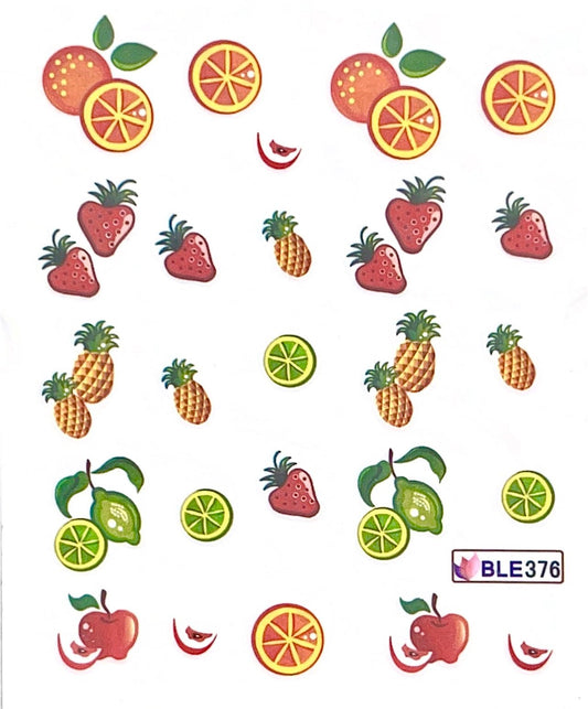 Obst Motive - Wattertattoo Sticker - Doriana Cosmetics GmbH