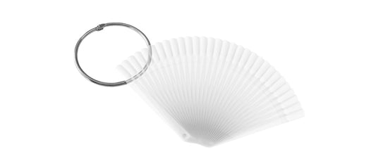 Präsentationstips (40 Stück) transparent, matt, ohne Ring - Doriana Cosmetics GmbH