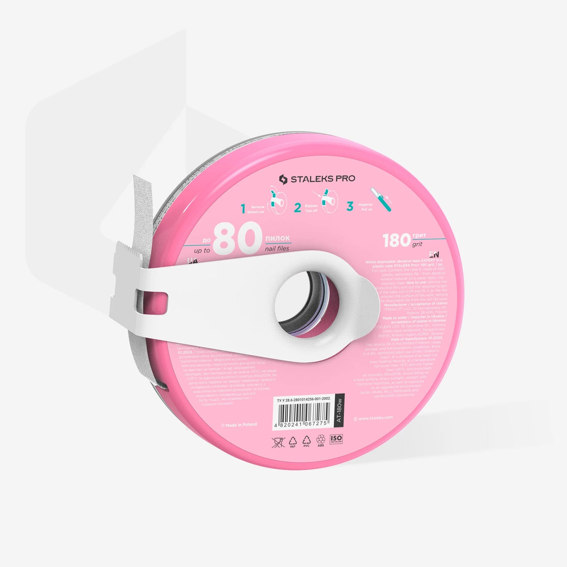STALEKS Austauschbares Feilenband In Einem Abroller Aus Kunststoff STALEKS PRO - Doriana Cosmetics GmbH