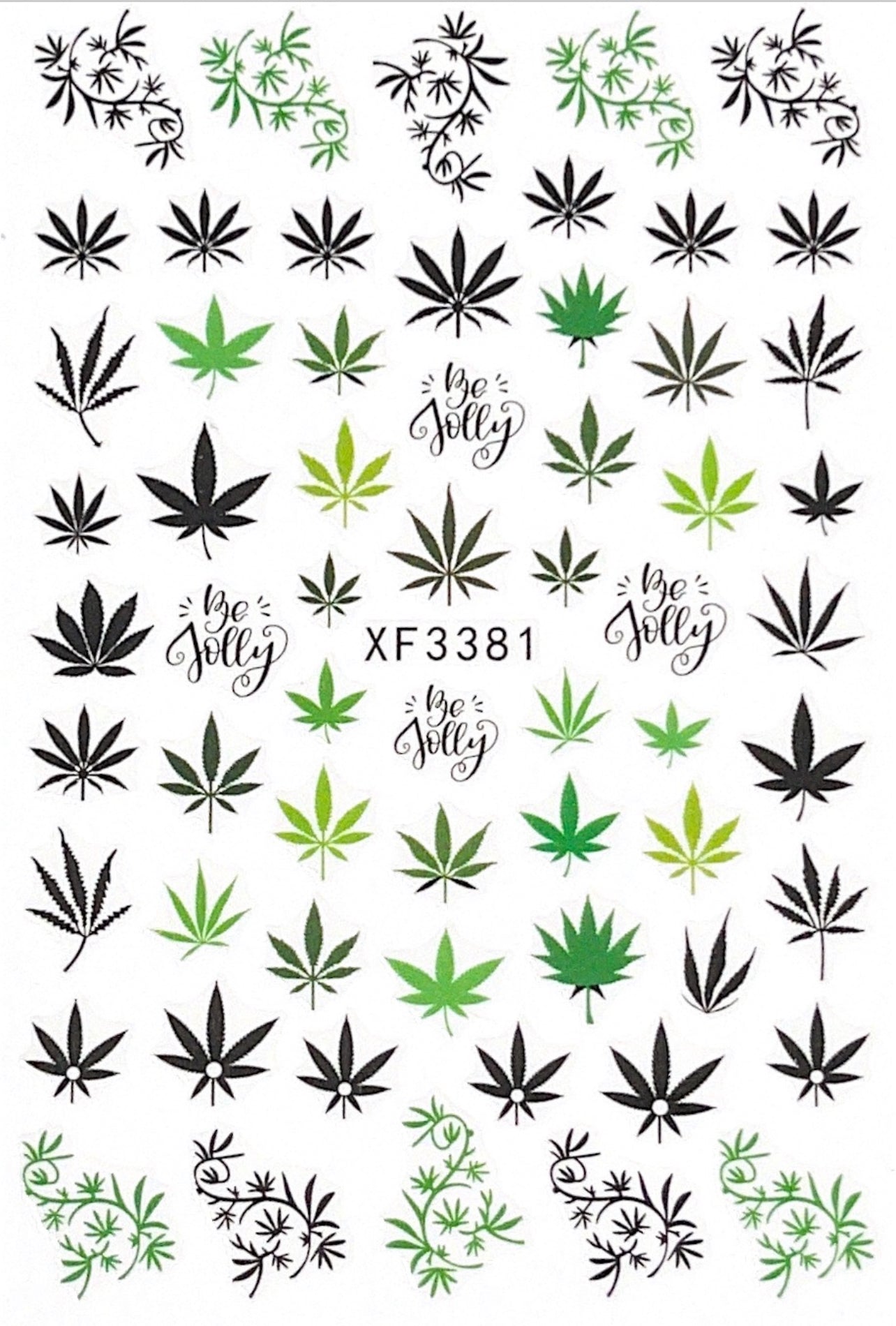 Sticker Hanfblätter - Doriana Cosmetics GmbH