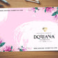 Tischunterlage / Arbeitsunterlage Pfingstrose Rosa - Doriana Cosmetics GmbH