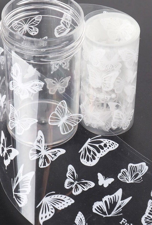 Transferfolie Butterfly White - Doriana Cosmetics GmbH