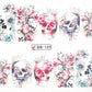 Watertattoo - Totenkopf Blumen (Art.-Nr.:YZW-B039) - Doriana Cosmetics GmbH