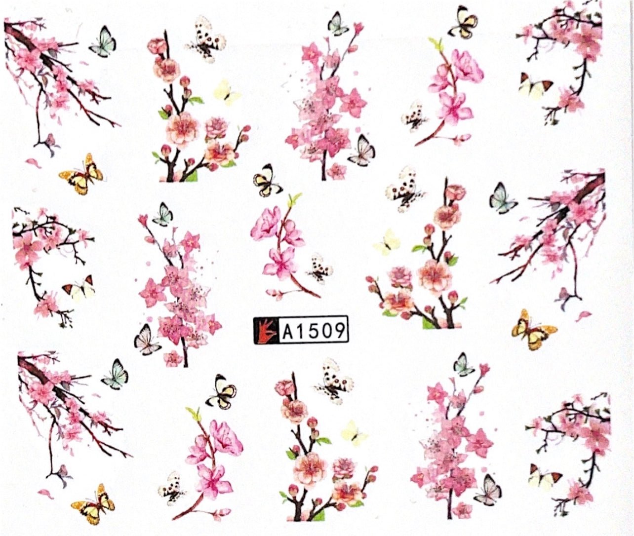 Watertransfer Sticker Flower - Doriana Cosmetics GmbH