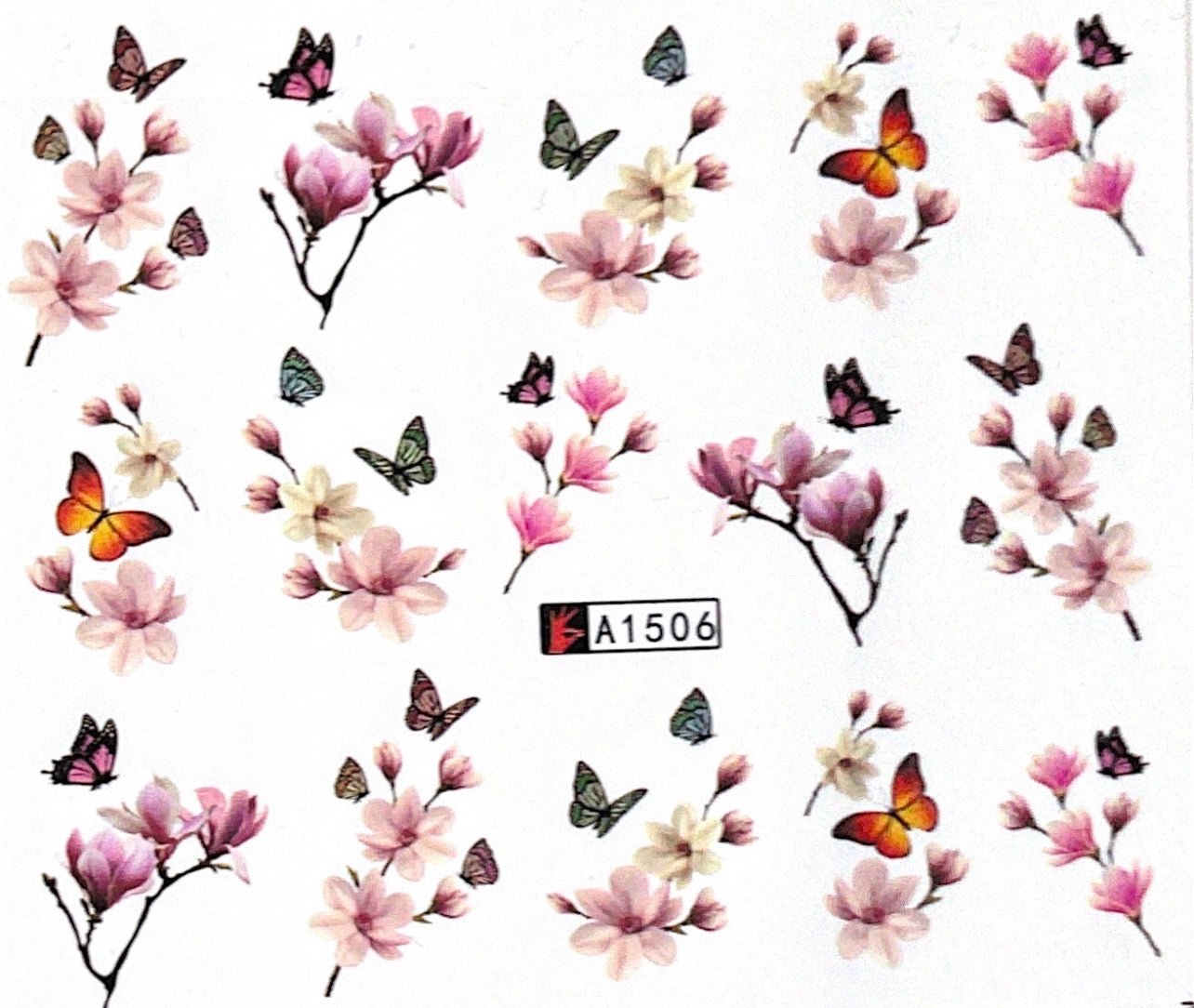 Watertransfer Sticker Flower - Doriana Cosmetics GmbH