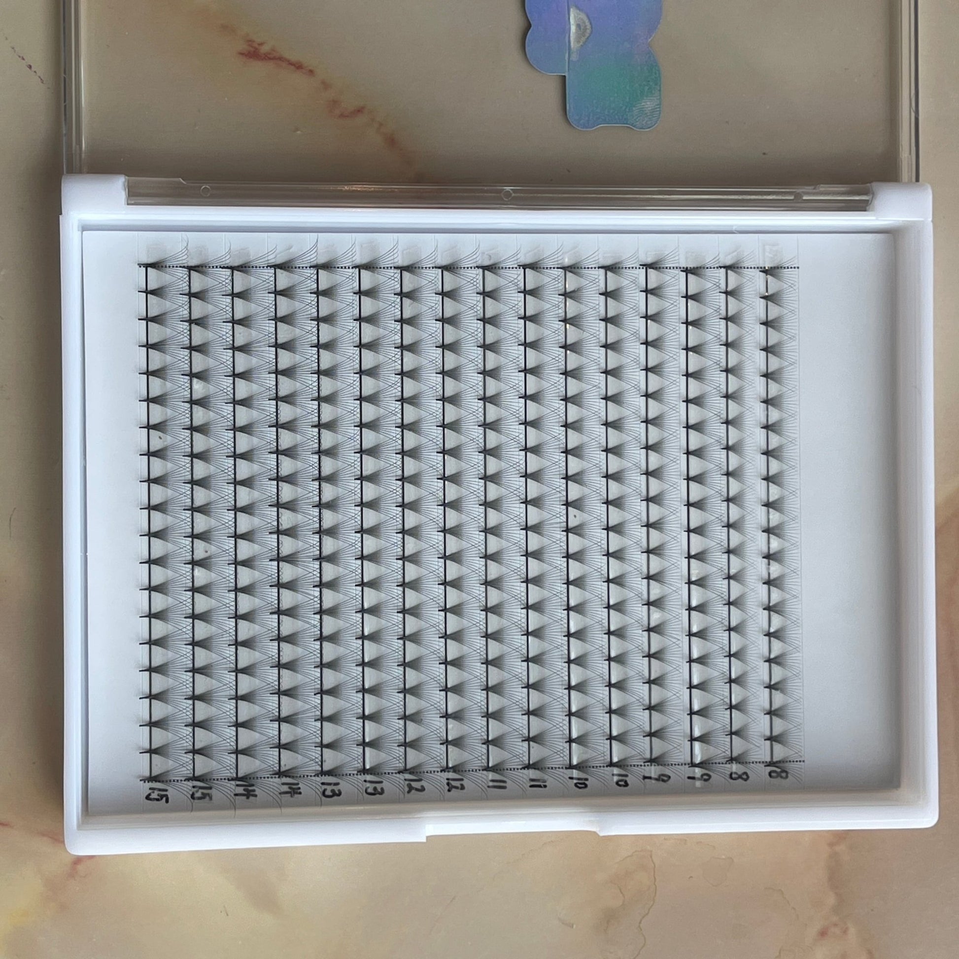 Wimpernfächer C-Mix, 10 D, 0.07, 320 Stück - Doriana Cosmetics GmbH